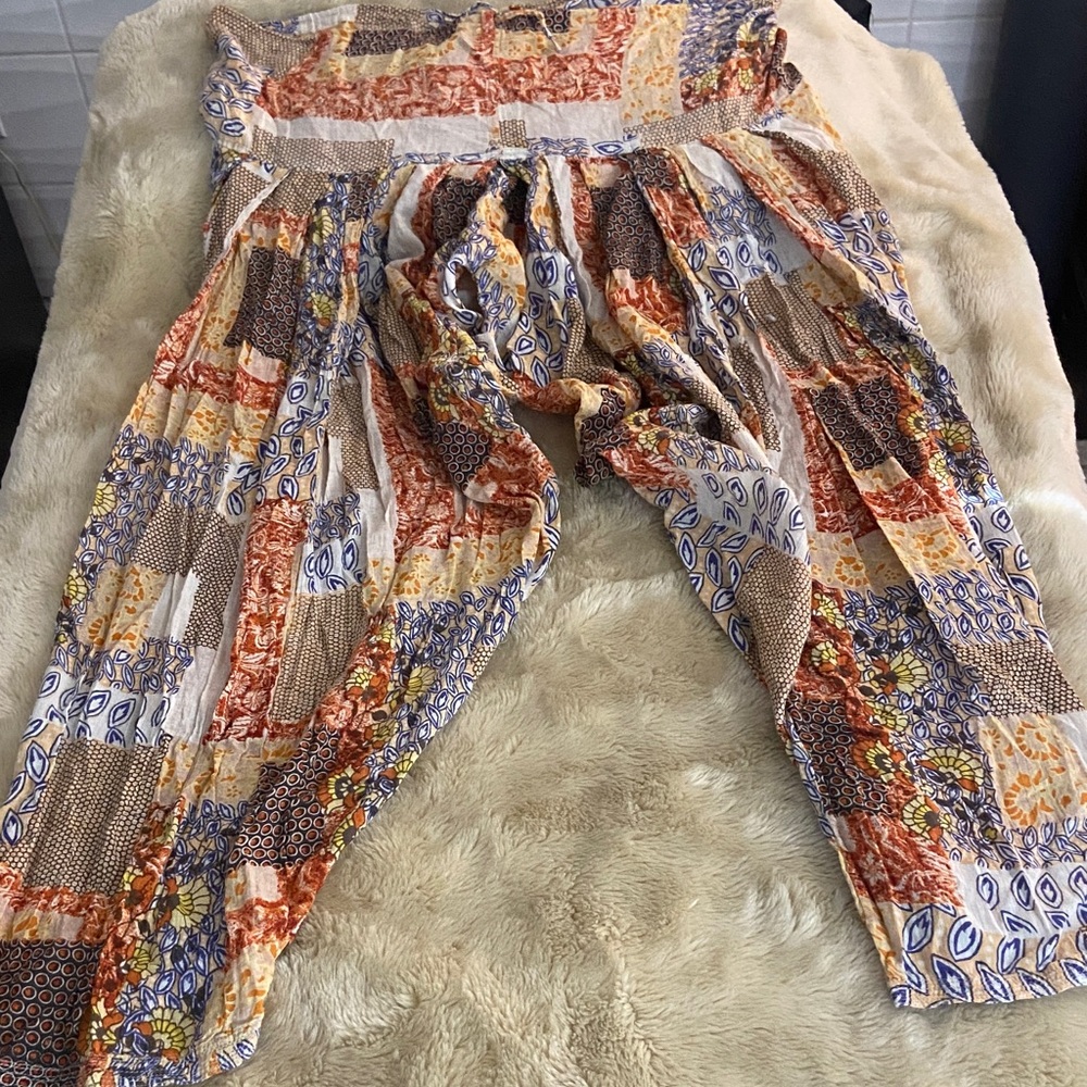 Colorful Patchwork Pants - Picture 2 of 2